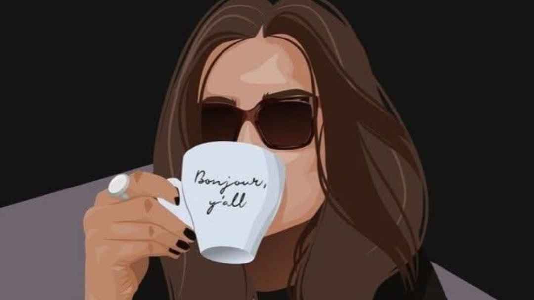 A chilled out woman sipping ☕️ 