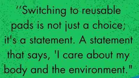 a woman uses about 250 one time sanitary pad in a year which create waste that is equivalent to 1000 plastic uivalent to