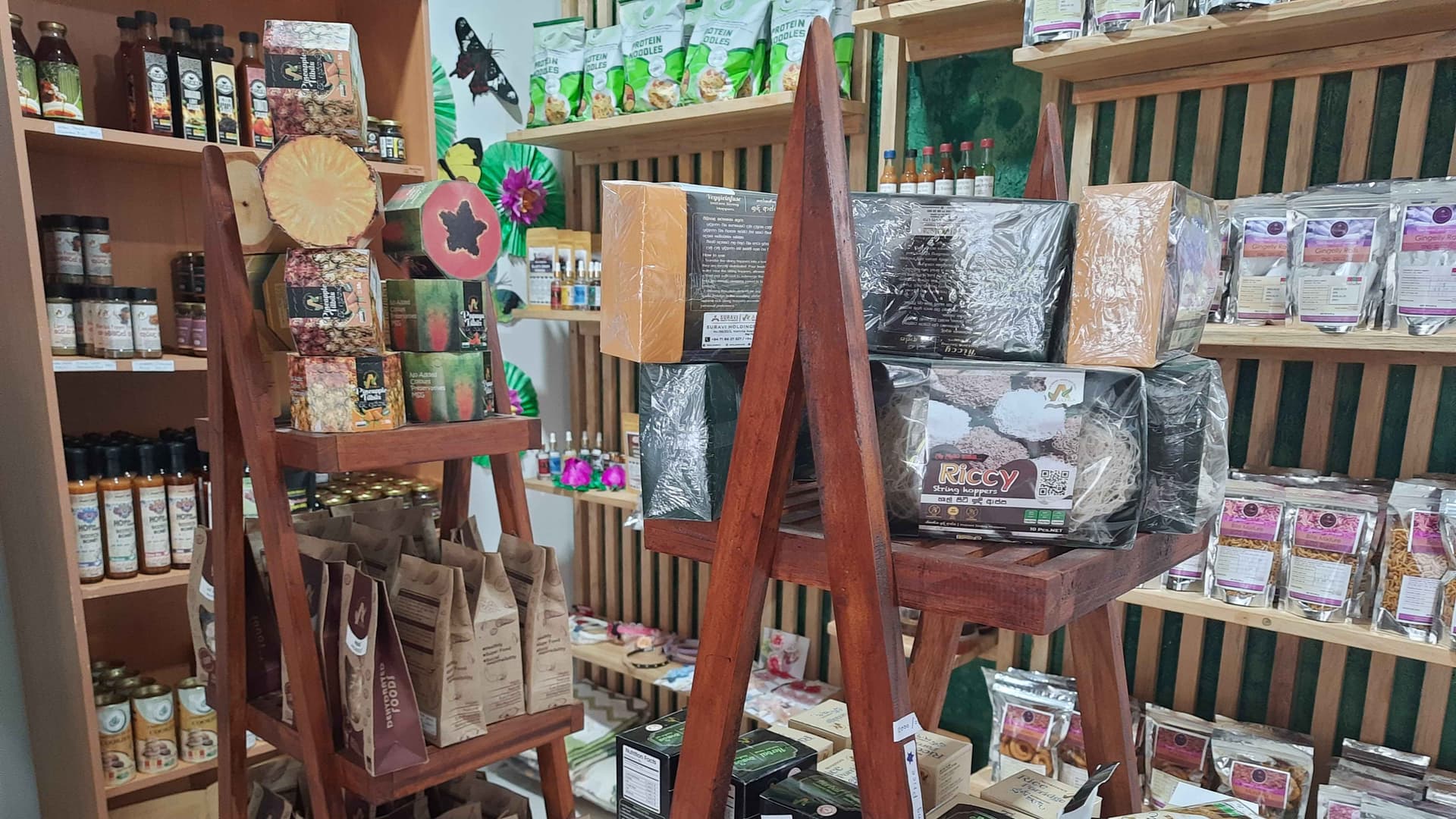 View of few products from young women entrepreneurs