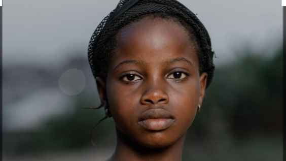 A young village teenage gal