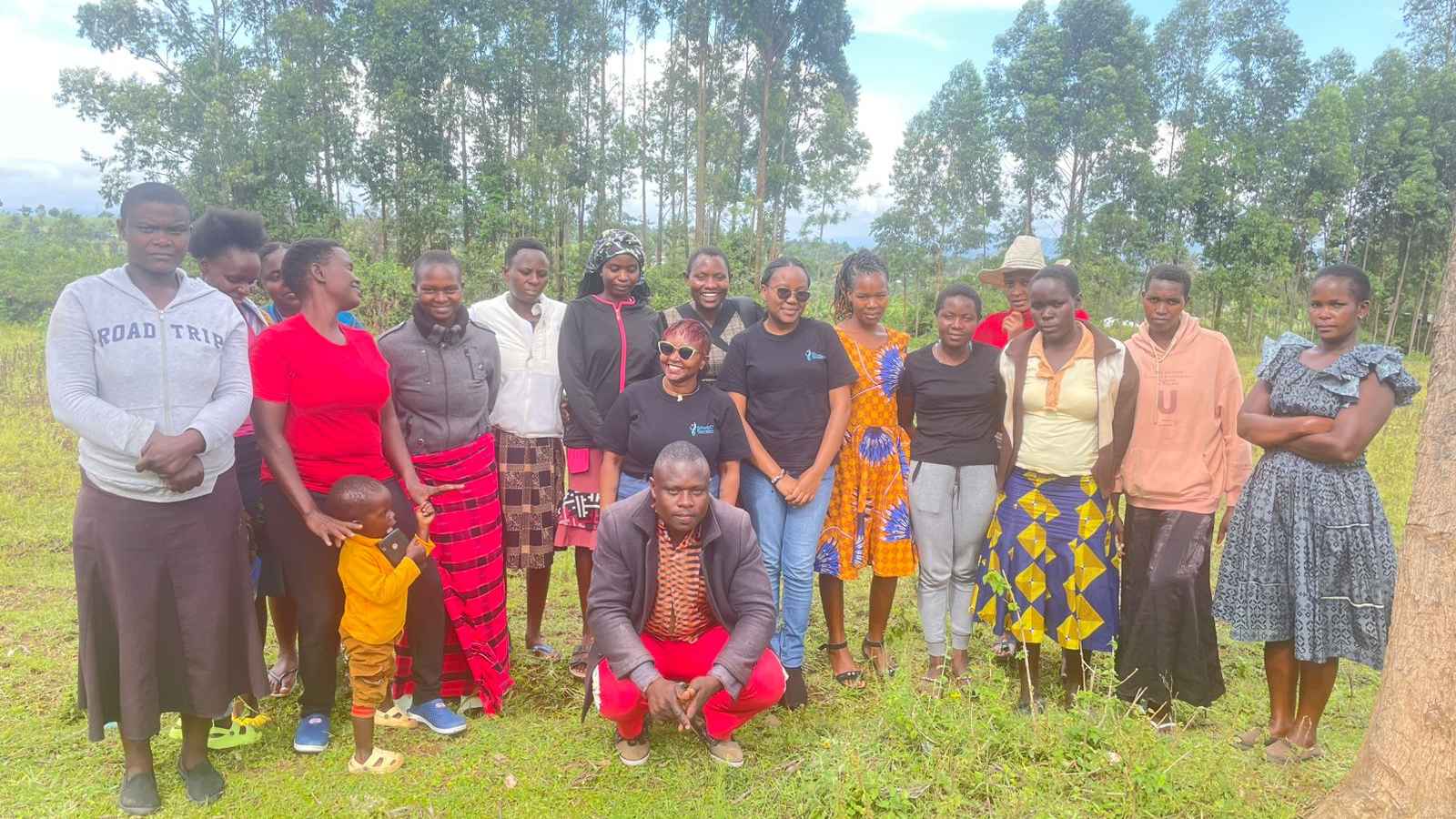A group photo after a successful meeting with the group