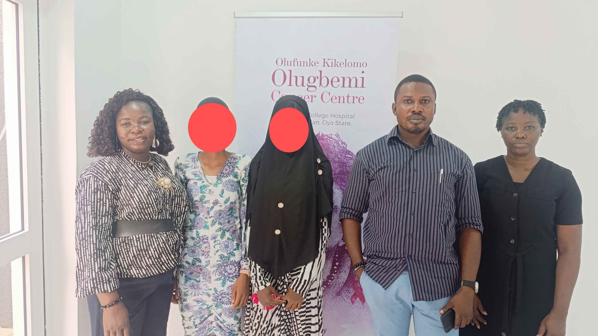 Mrs Jadesola Ajibola Executive Director of Gender Alive Foundation and Mr of Breast Cancer Organisation, Mrs Morebise Mofoluwaso Executive Director of Lush Foundation