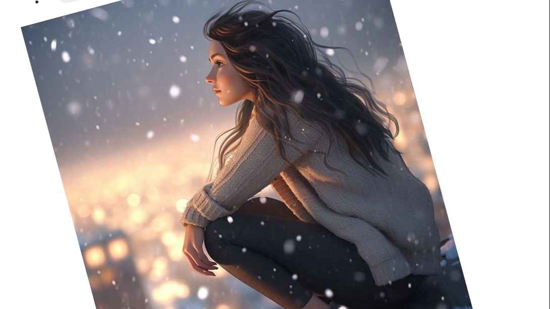 حبة الندى سقطت على أسفلت المدينة، 