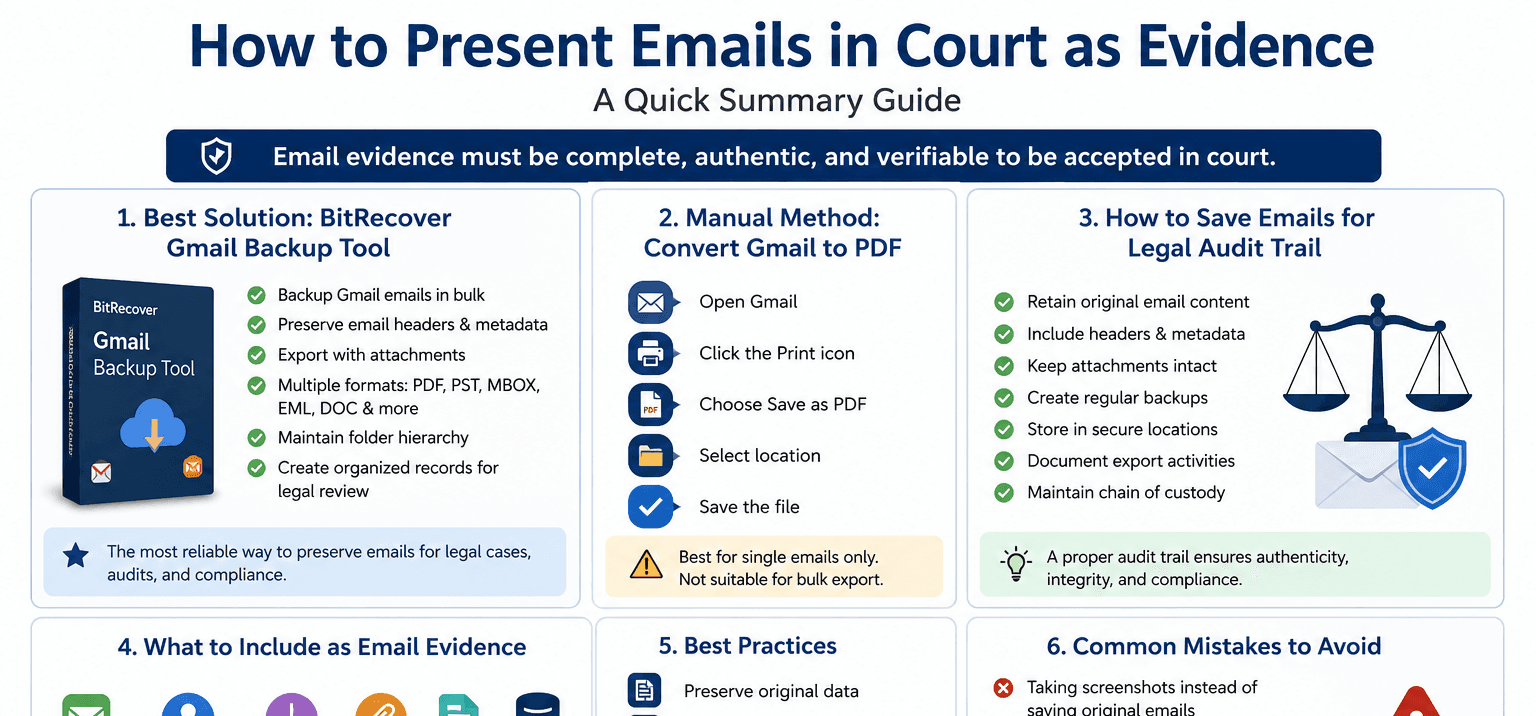 How to Present Emails in Court as Evidence