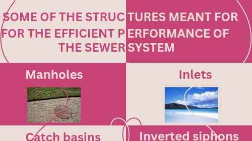 The idea of these structures is to help convey sewage or sanitary wastes for proper treatment and disposal.