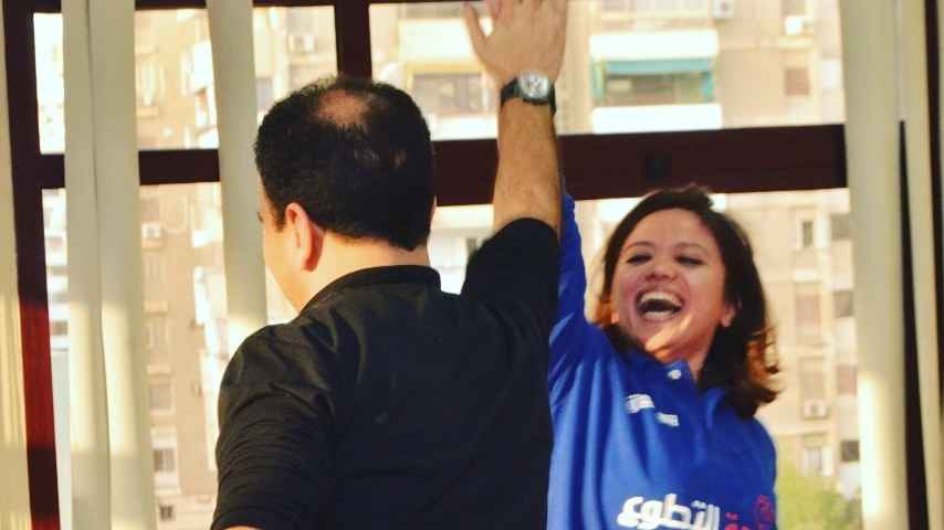Support from all the members to me at the competition in volunteering leaders camp