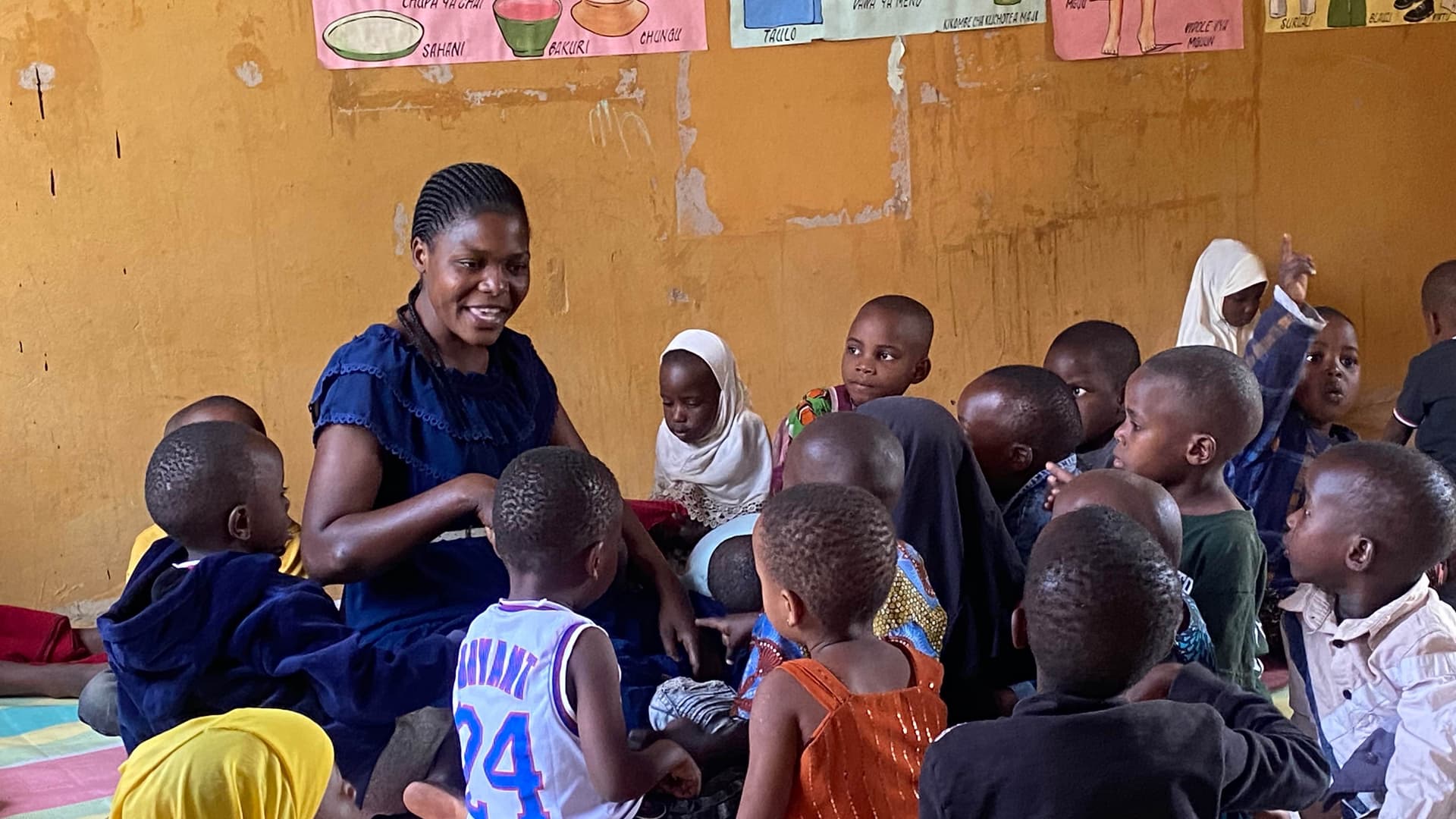 A photo taken in our new ECD center located at Kangaye B Street