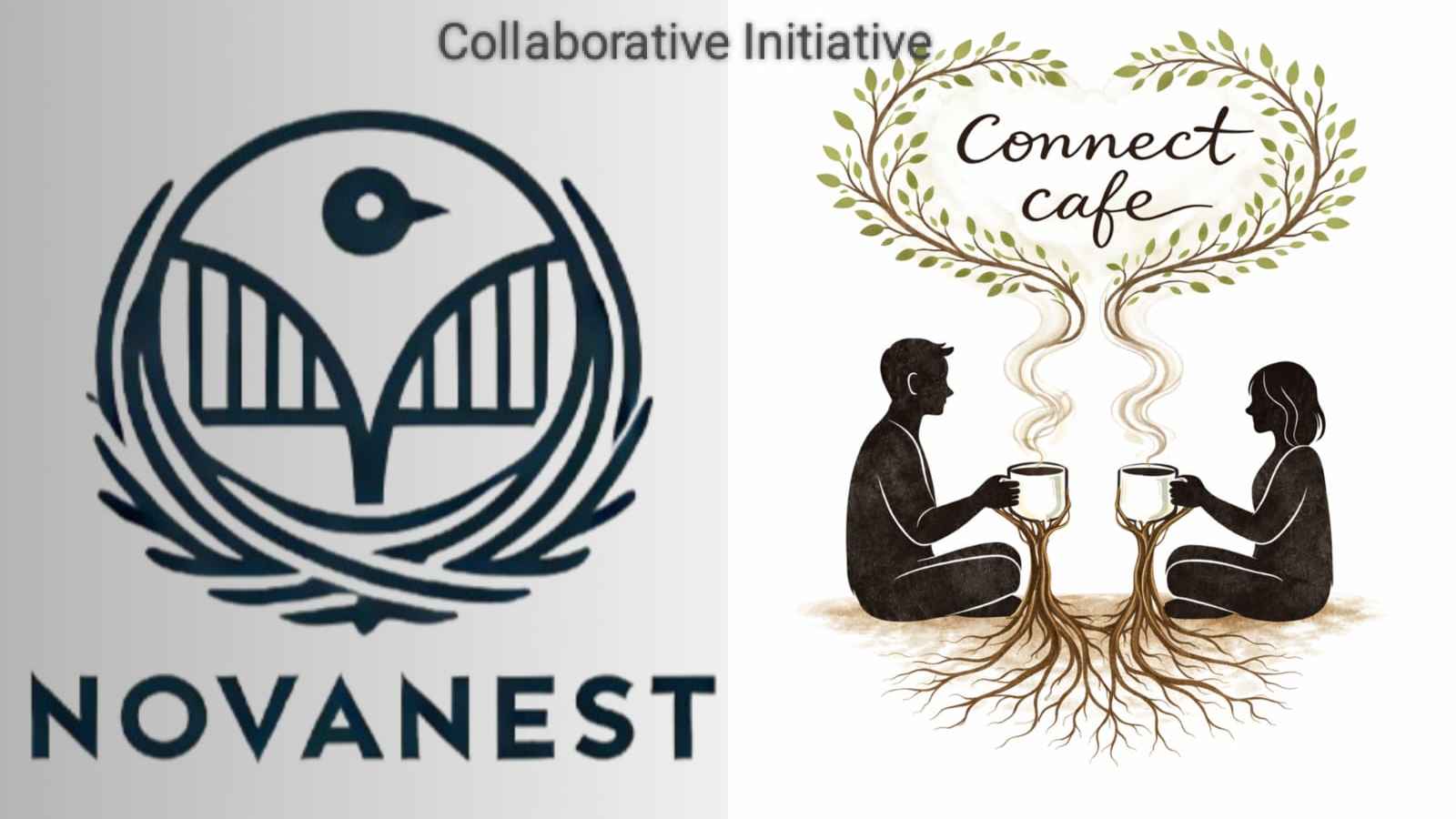 Logo of NovaNest and Connect Cafe : Stronger Together